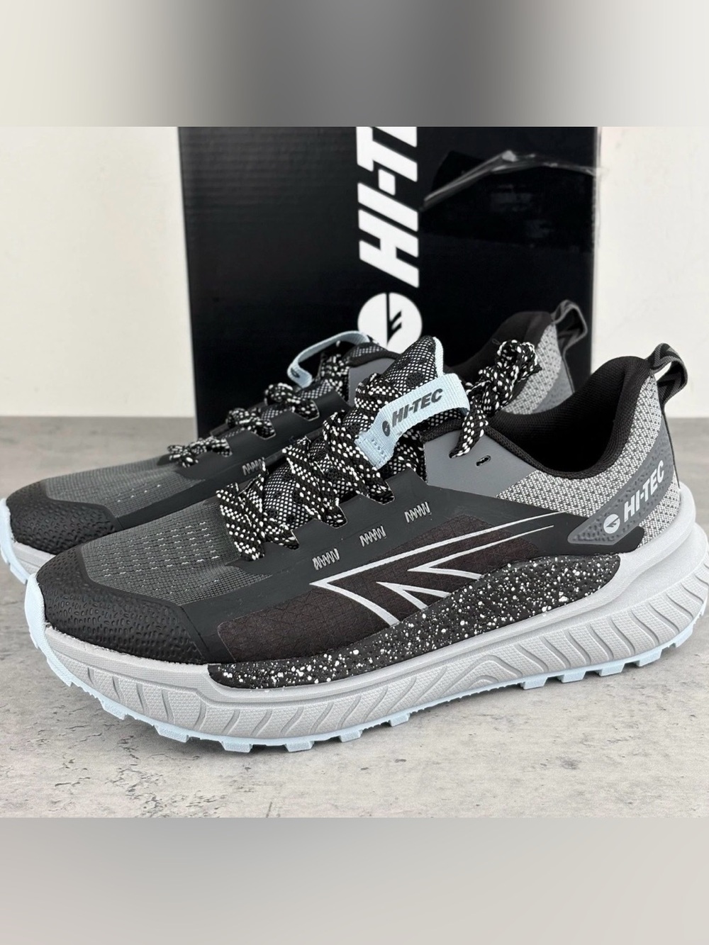 Hi-Tec Women's Trail Shoes Sneaker Black Size 7.5 New In Box Athletics Shoes